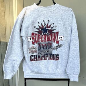 VTG 1993 Dallas Cowboys Super Bowl XXVII Champions Sweatshirt Large